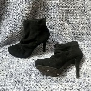 High heel booties
